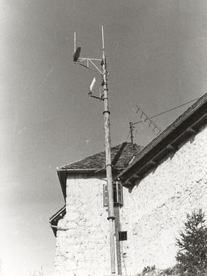 Antenski sistem na Šmarni gori nekoč