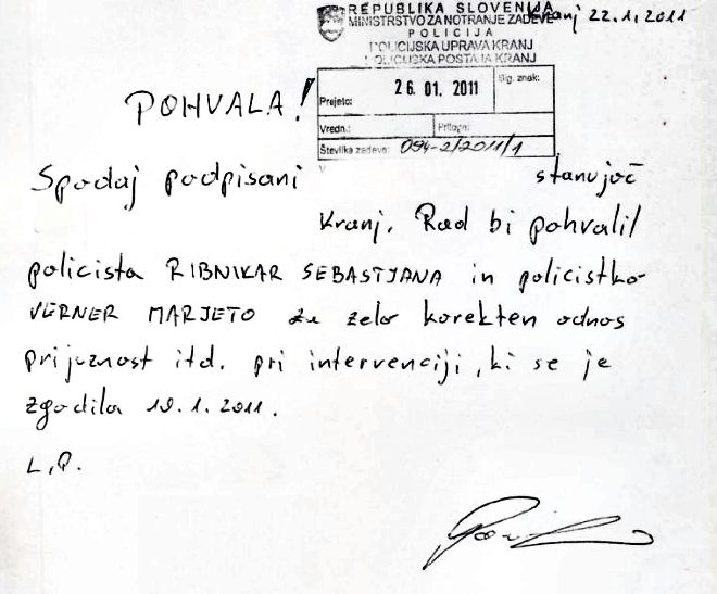 110122-ObcanZaPolicistePPKranj01