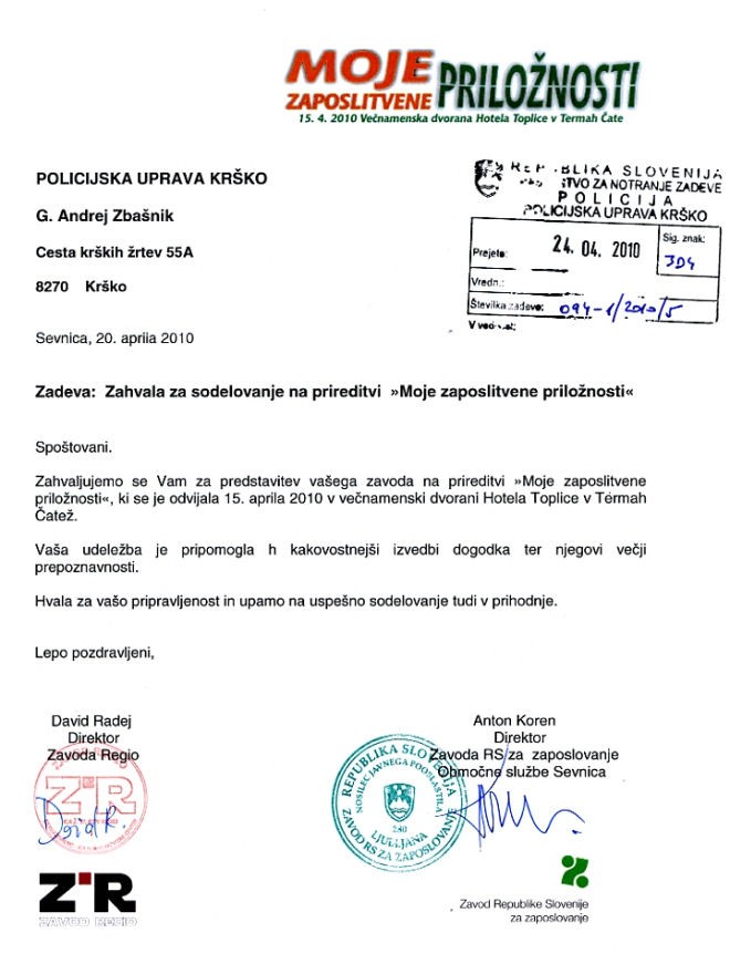 100520-ZavodRSZaZaposlovanjeZaPolicistePUKK