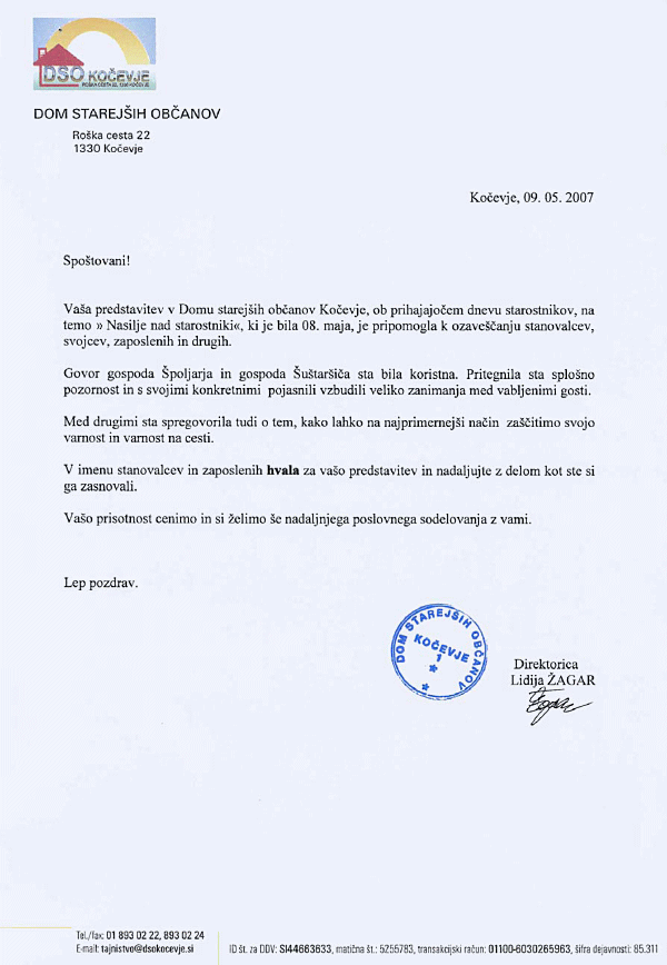 070509 ZahvalaObcanaPPKocevje