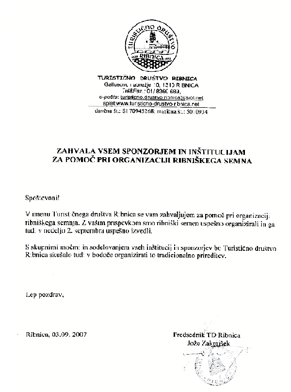 070903 TuristicnoDrustvoZaPPRibnica