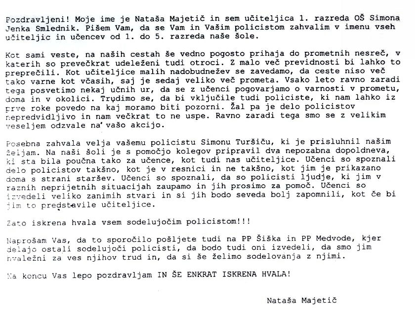 090722-UciteljicaZaPolicistePPPLjPPSiskaMedvode
