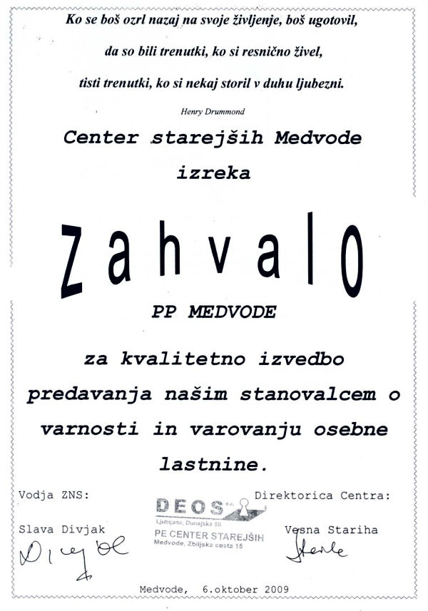 091006-CenterStarejsihZaPolicistaPPMedvode