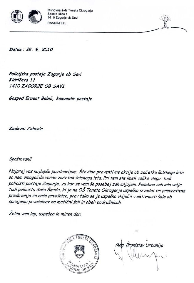 100928-OSzaPolicistePPZagorjeObSavi