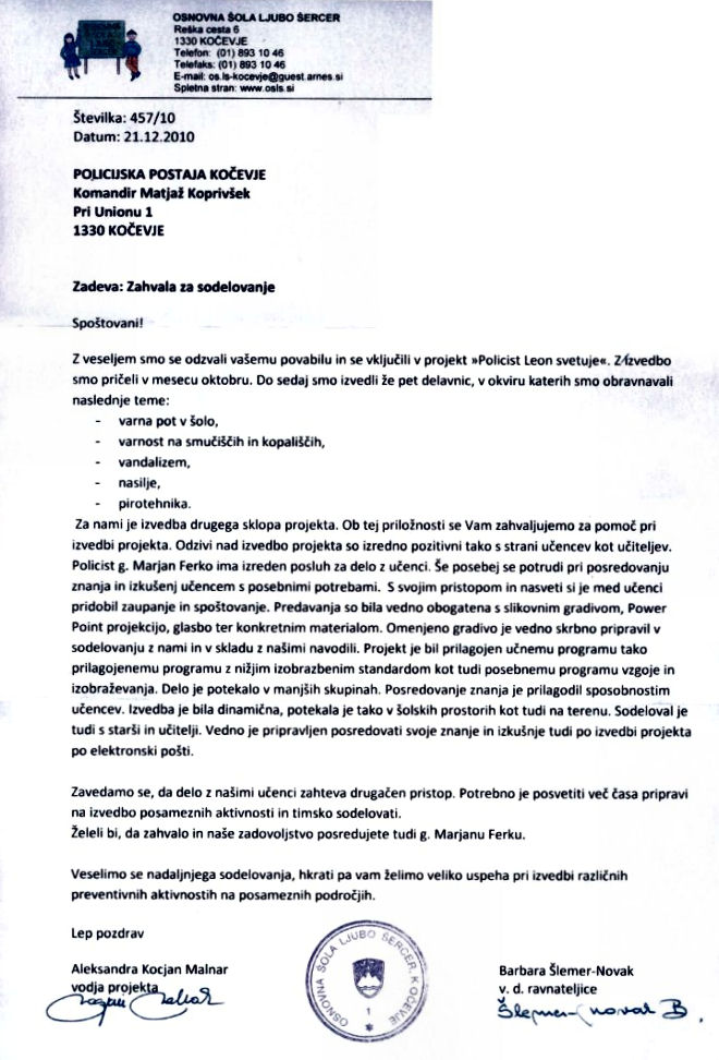 101221-OSzaPolicistePPKocevje