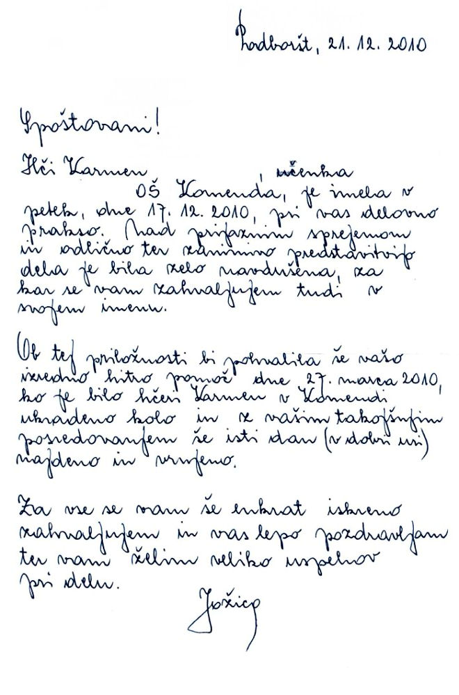 101221-ObcankaZaPolicistePPKamnik