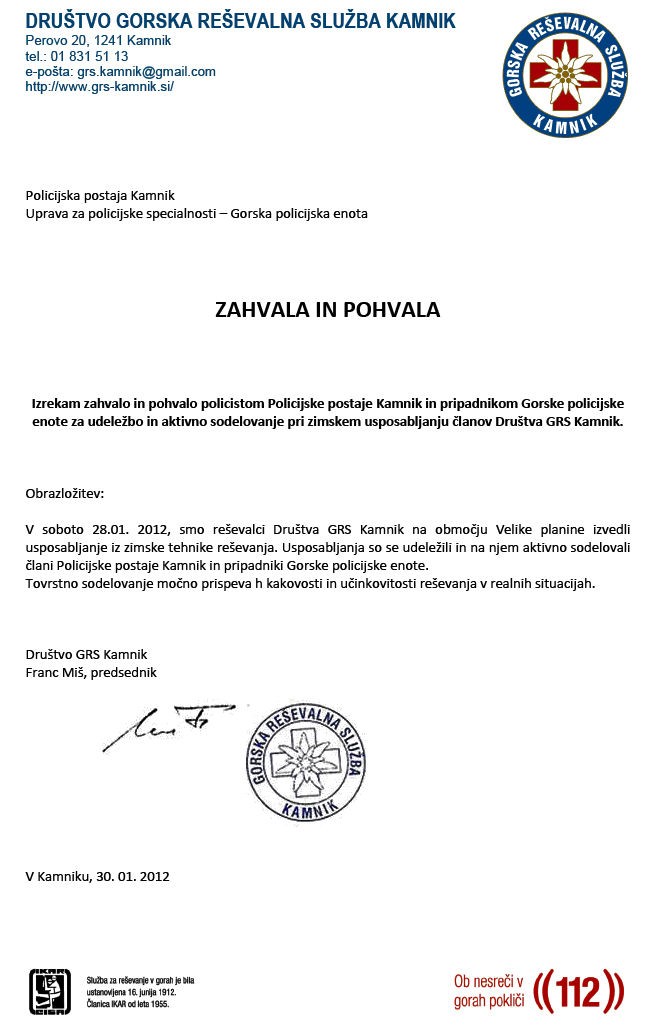 120130-DrustvoZaPolicistePPKamnik