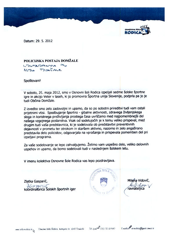 120529-KolektivOSzaPolicistkoPPDomzale