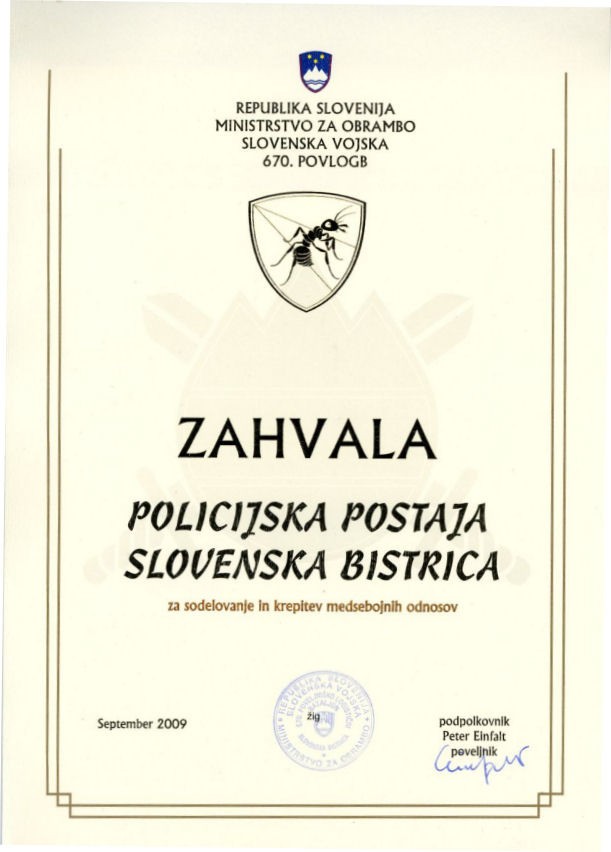 090930-BataljonSVzaPPSlovenskaBistrica
