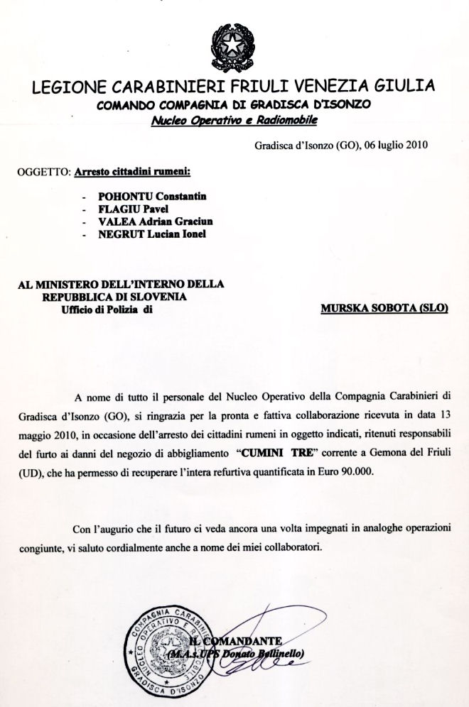 100706-ItalijanskiKarabinjerjiZaPUMS