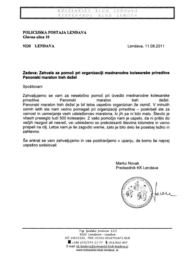 110811-KolesarskiKlubZaPPLendava
