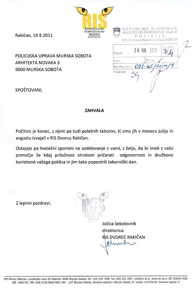 110919-VodstvoRISzaPolicistePPMurskaSobota