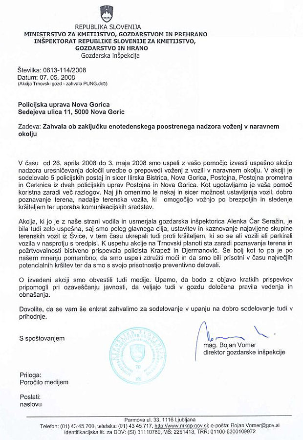 080507 GozdarskaInspektoricaZaPUNovaGorica