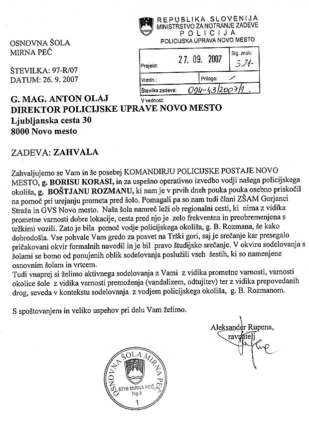 070926 OSMirnaPecZaPUNM
