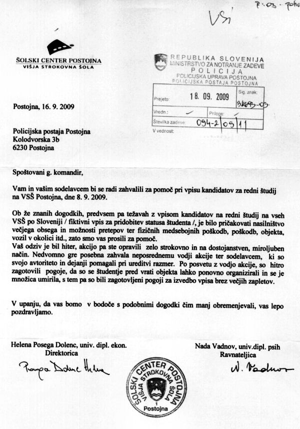 090916-SolskiCenterZaPolicistePPPostojna