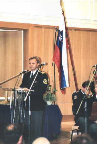 slika generalnega direktorja policije ob nagovoru