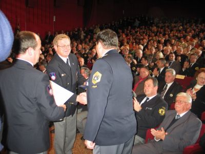 slika s slovesnosti ob spominskem dnevu Združenja Sever v Porotorožu, 2008, prejemniki priznanj