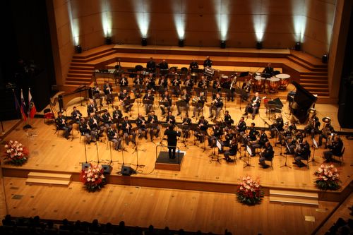 slika z nastopa orkestra na Božično-novoletnem koncertu v Cankarjevem domu, 2008