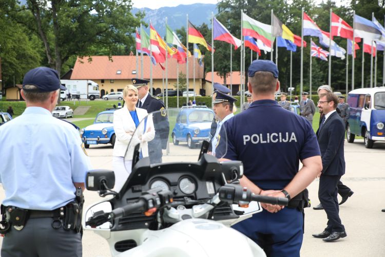 slika z razstavnega prostora pred kongresnim centrom