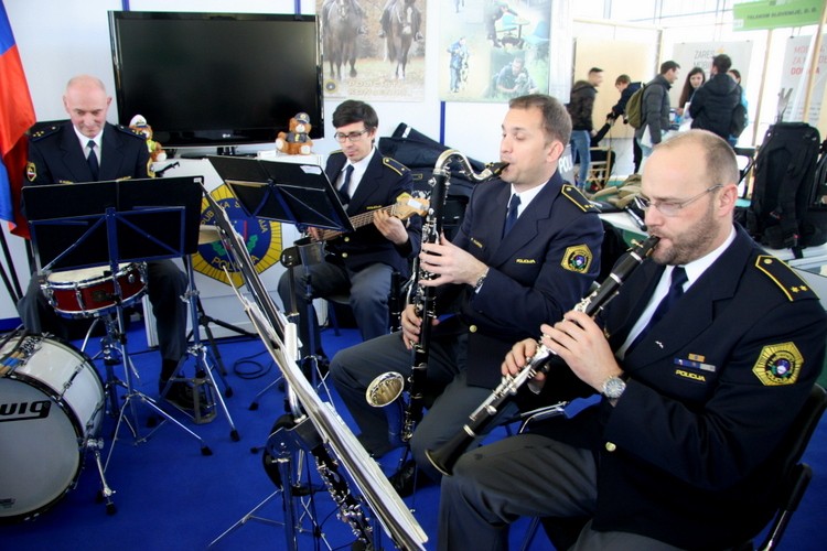 slika z nastopa Policijskega orkestra
