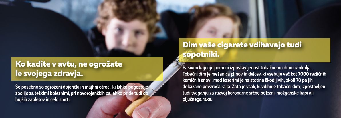 1 letak kajenje v vozilih