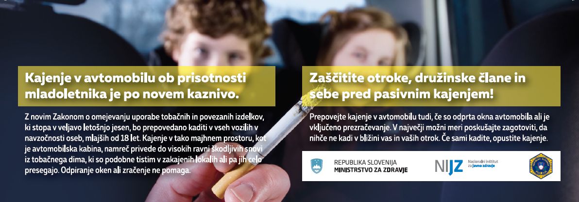 2 letak kajenje v vozilih