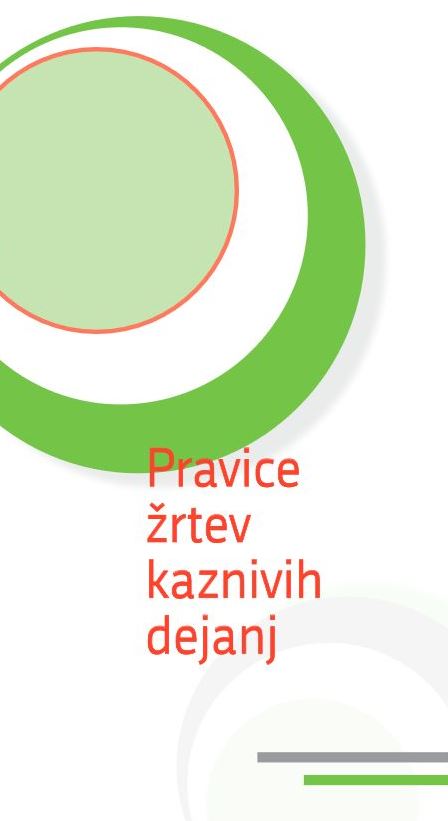 Naslovnica zloženke Pravice žrtev kaznivih dejanj