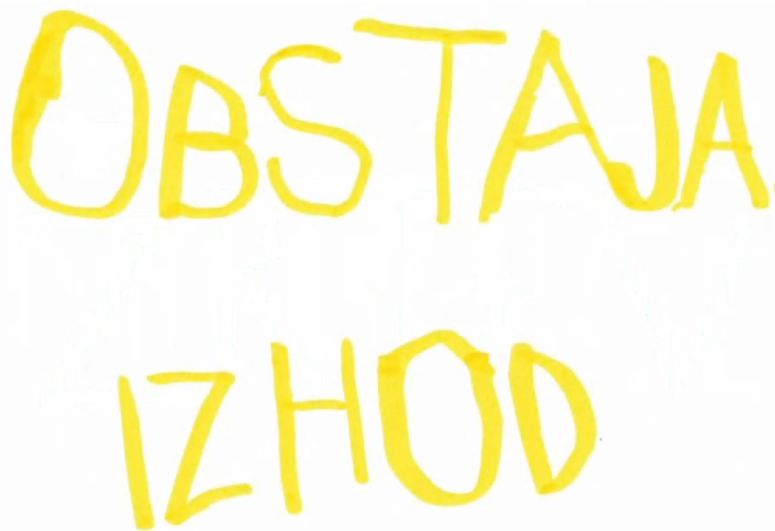 obstaja izhod izrez iz videa