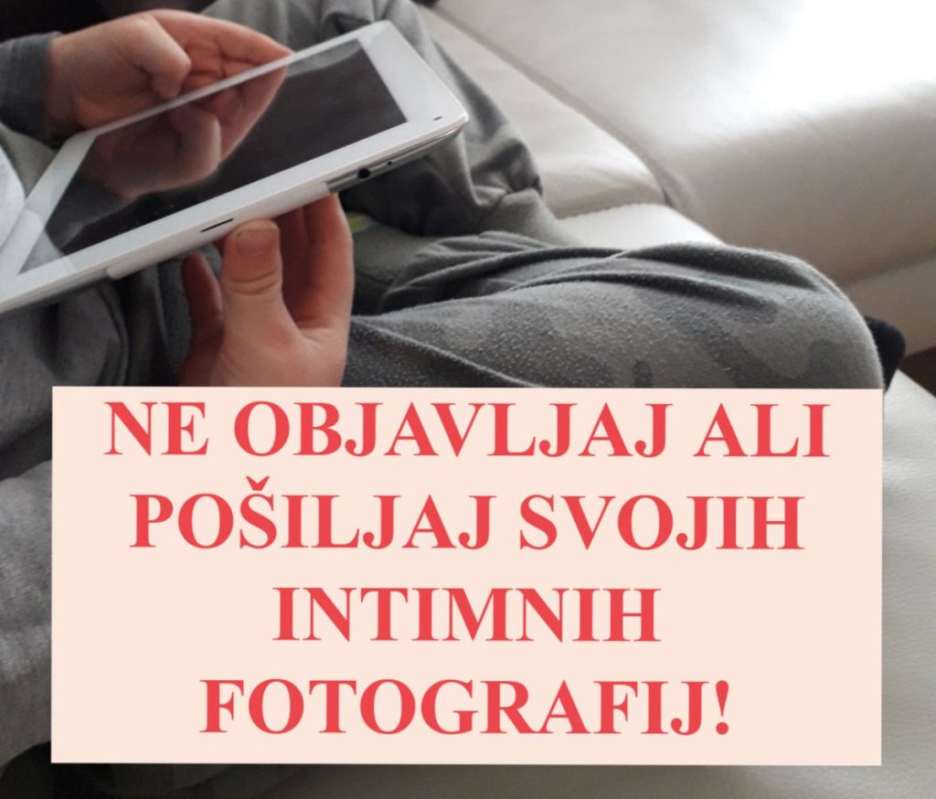 slika preventivnega nasveta policije o varni rabi interneta