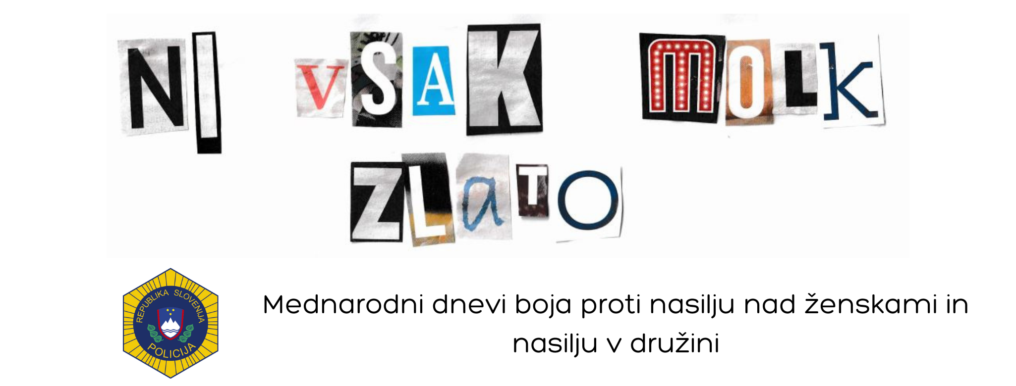 ni vsak molk zlato