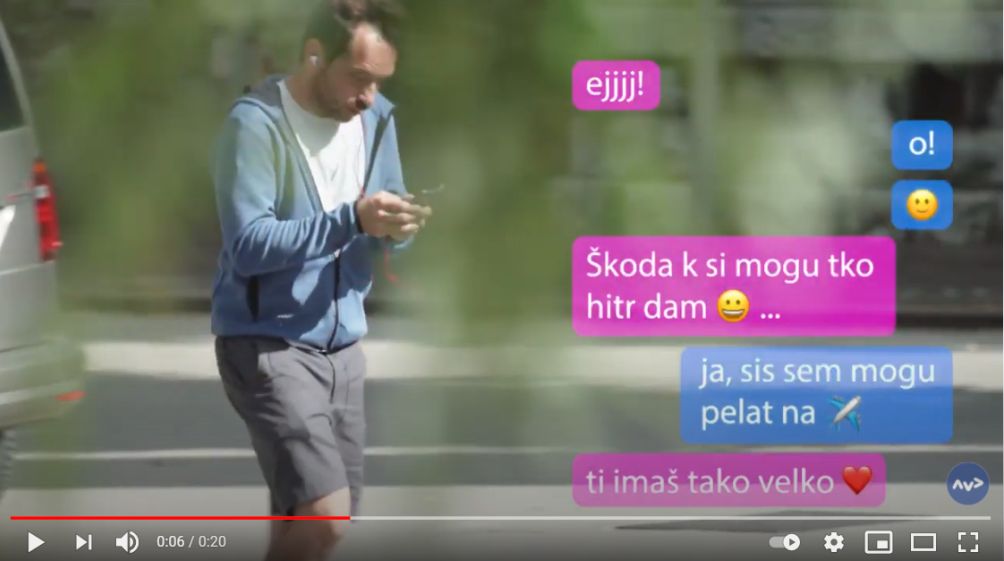 AVP in Joze Robeznik video Telefoniranje in pesci 1