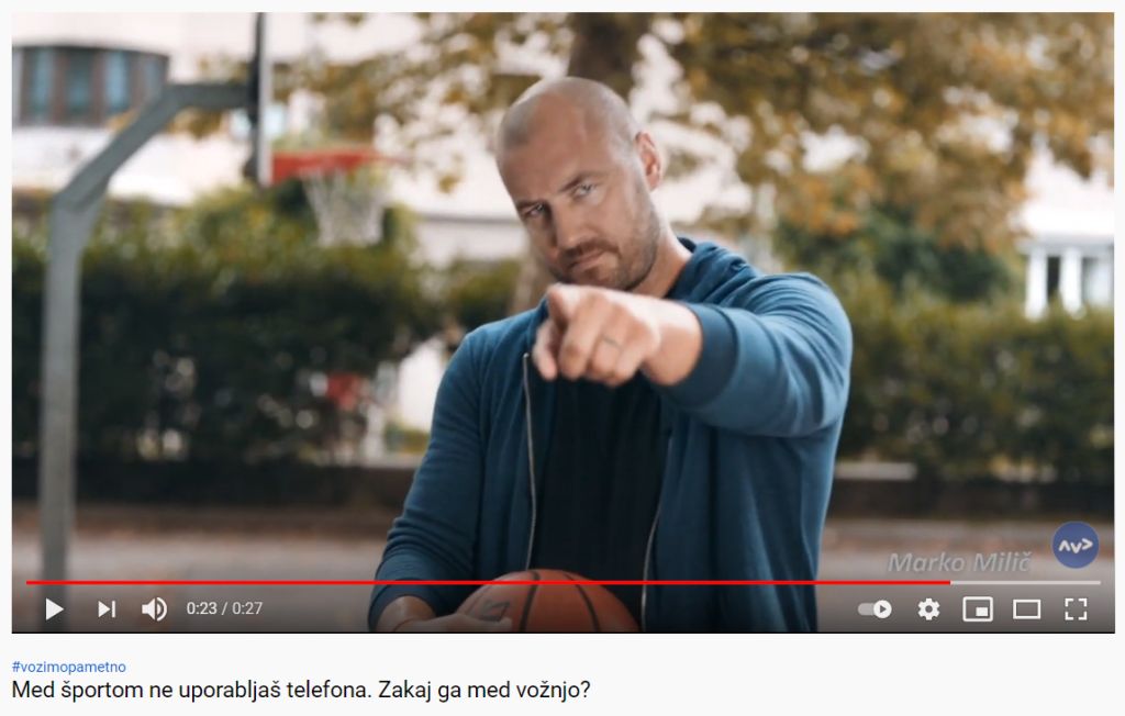 AVP in Marko Milic video Uporaba telefona med voznjo