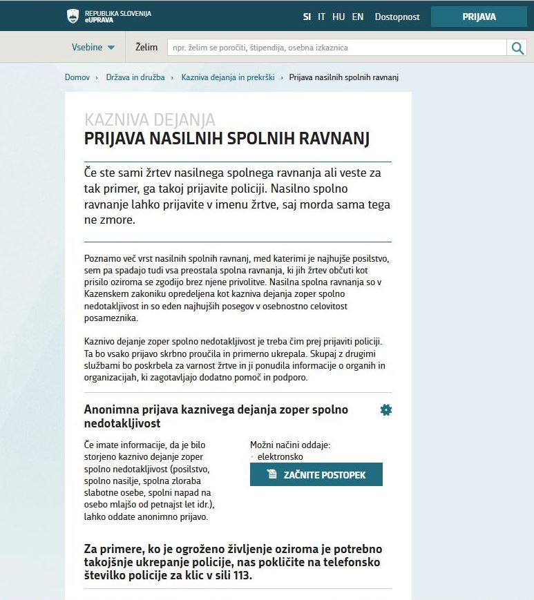 print screen e prijava