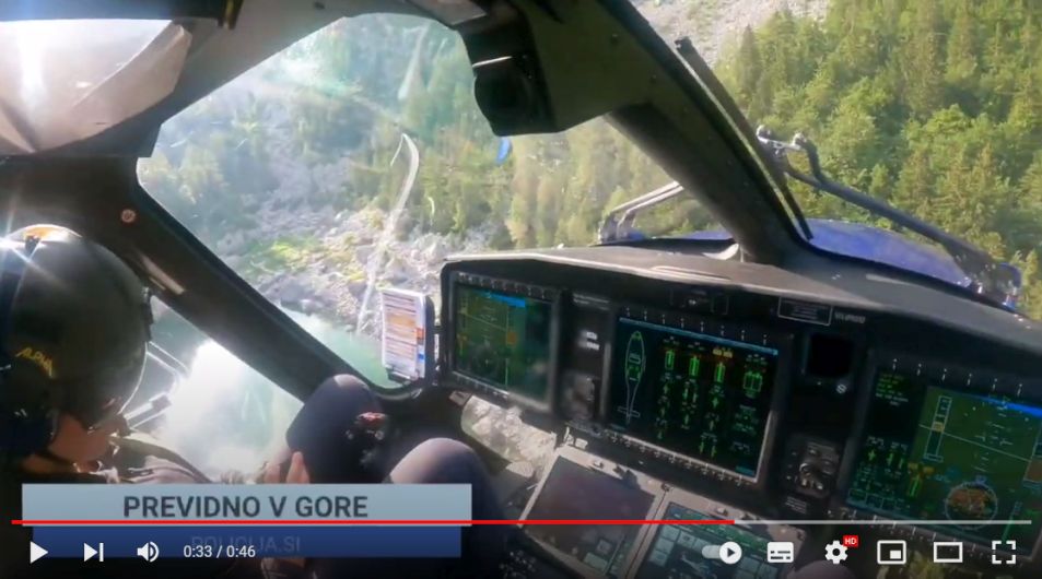 Video resevanje v gorah izrez