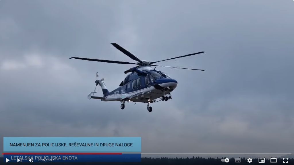 Video prihod novega helikopterja izrez