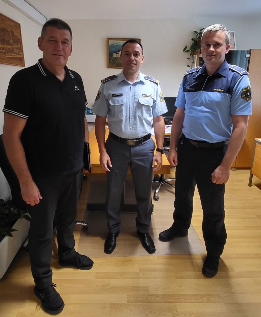Na fotografiji so Ludvik Petrič, Marko Rožej in Bojan Šipek.
