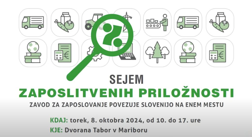 Plakat z logotipom ter informacijo o datumu in lokaciji sejma