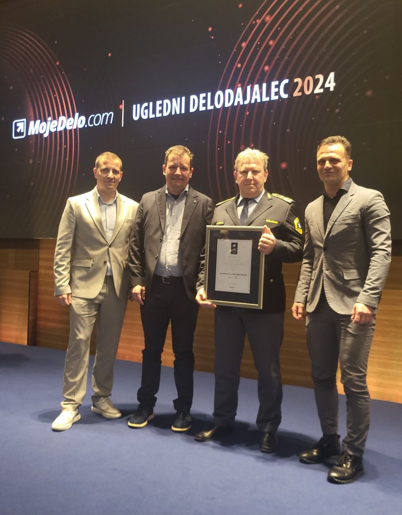 Z leve proti desni: Jernej Kožuh, Igor Željan, Igor Ciperle in Simon Rosič