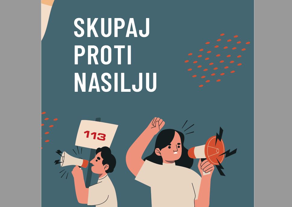 Naslovnica priročnika Skupaj proti nasilju