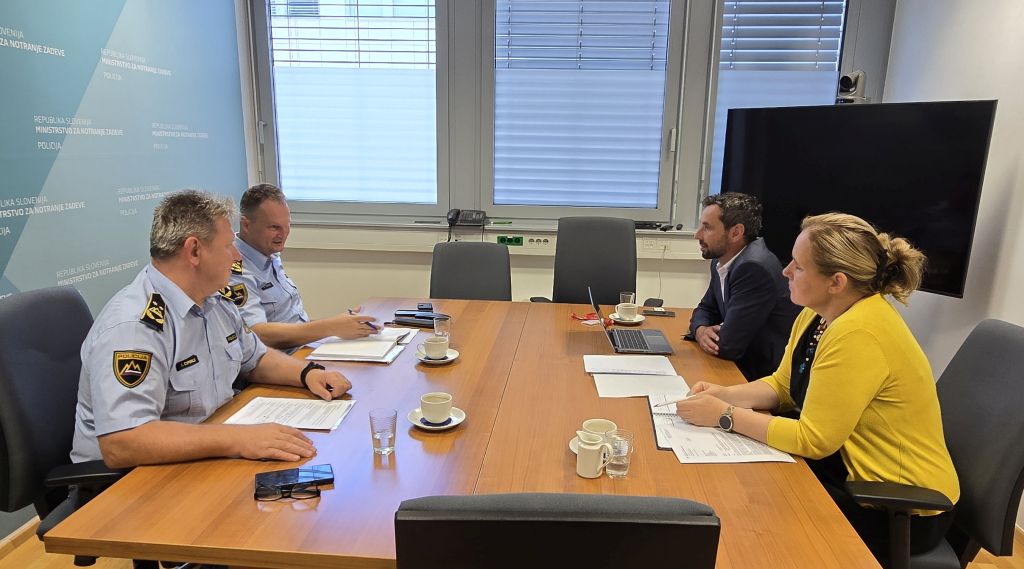 Z leve: Damjan Petrič, Igor Ciperle, Peter Grum in Damjana Slapar Burkat