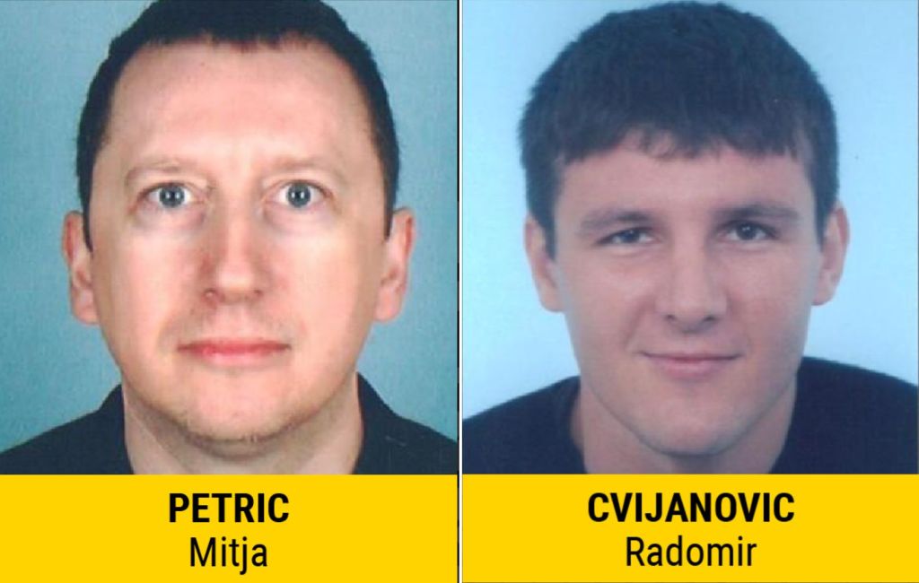 Kolaž 2 slik Radomirja Cvijanovića in Mitje Petriča