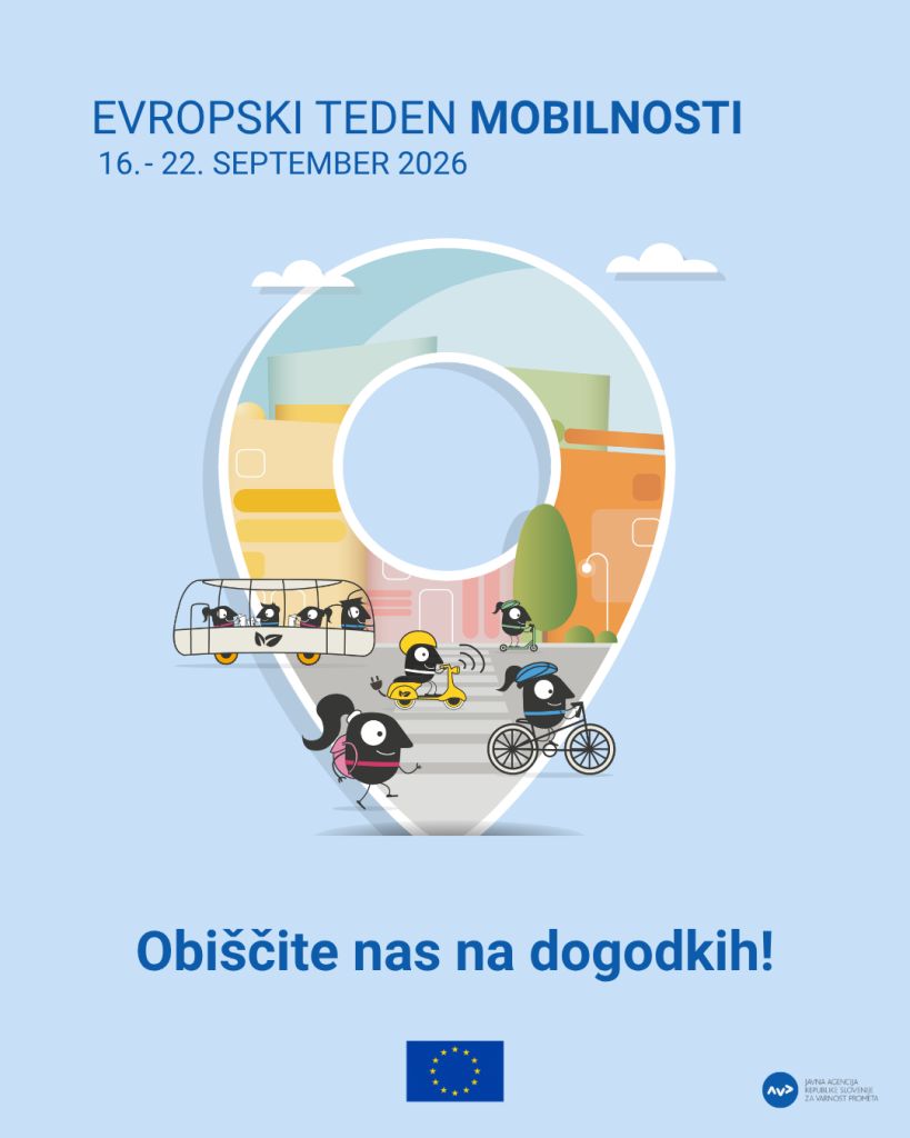 Plakat AVP z naslovom Obiščite nas na dogodkih