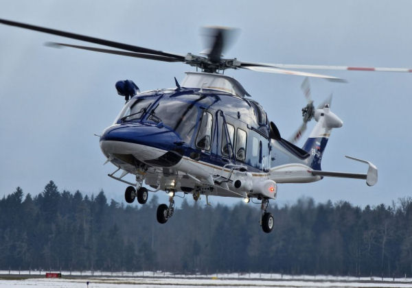 policijski helikopter v akciji