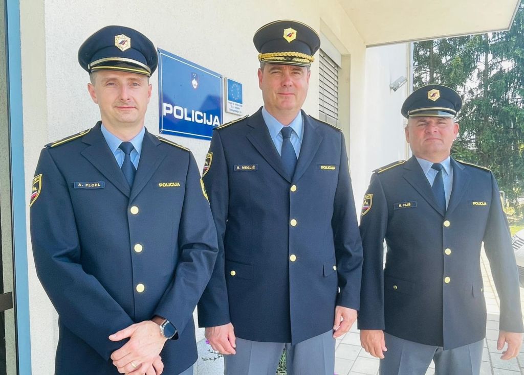Na sliki so (z leve): Plohl, Meglič in Hliš