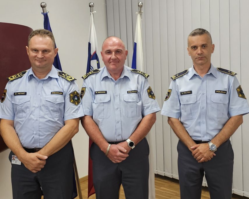 Z leve stojijo: Petrič, Berginc, Feltrin