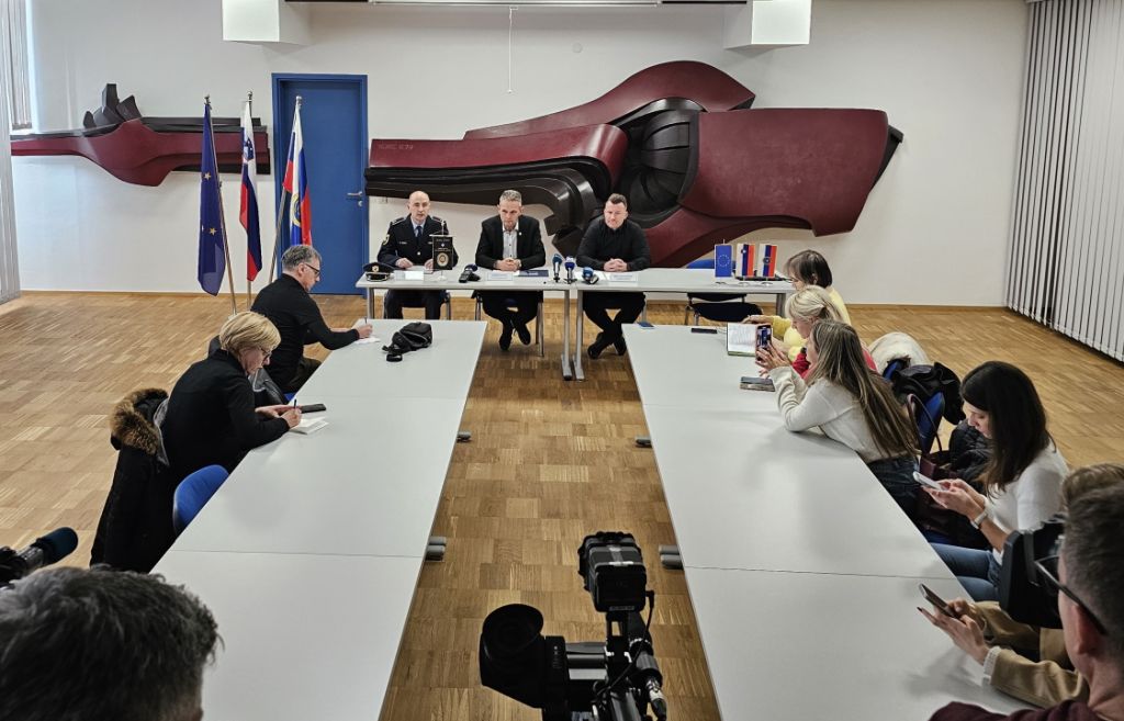 Novinarska konferenca na Policijski upravi Nova Gorica