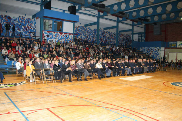 slika s slavnostnega koncerta orkestra v Slovenj Gradcu, 2008, gledalci
