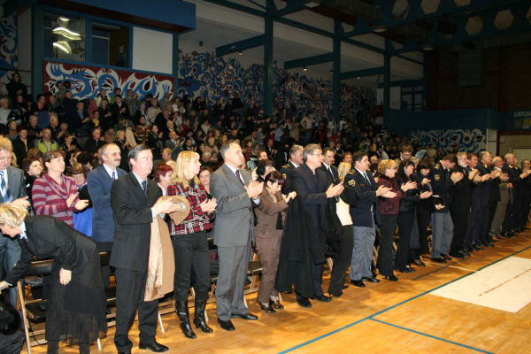 slika s slavnostnega koncerta orkestra v Slovenj Gradcu, 2008,