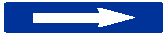 change of direction sign - blue