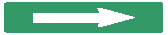 change of direction sign - green